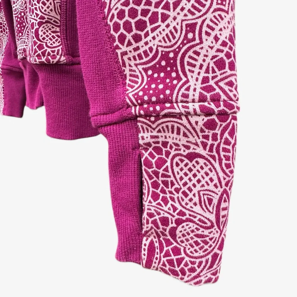 Ivivva by Lululemon Floral Full Zip Active Jacket Pink Size 10